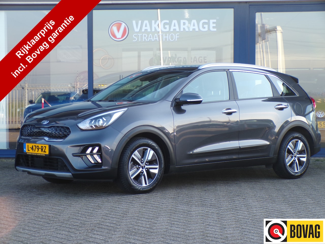 Kia Niro - 1.6 GDi Hybrid DynamicLine 1.6 GDi Hybrid DynamicLine, Trekhaak / Carplay + Android Auto / Camera / Adaptive Cruise / - AutoWereld.nl