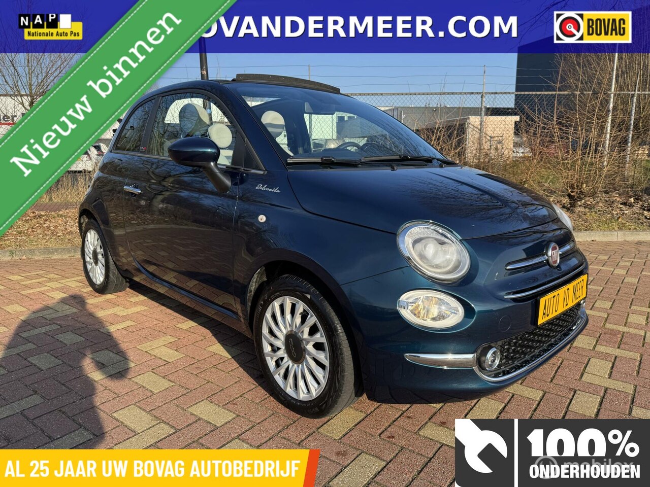 Fiat 500 C - abrio 1.0 Hybrid Dolcevita / erg mooie auto - AutoWereld.nl