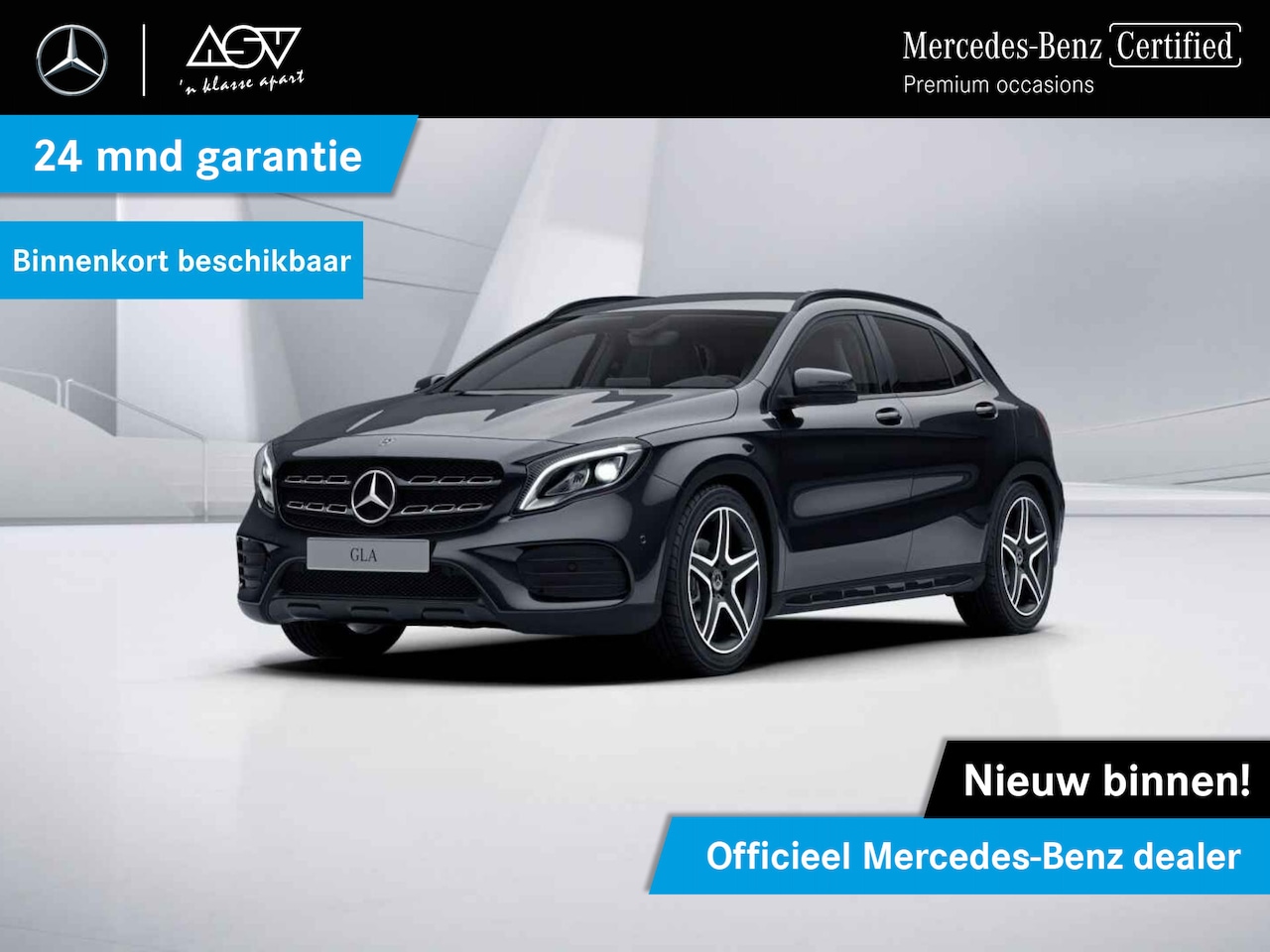 Mercedes-Benz GLA-Klasse - 180 AMG Business Solution | Achteruitrij Camera | Night Pakket | Stoelverwarming Voor | Ke - AutoWereld.nl