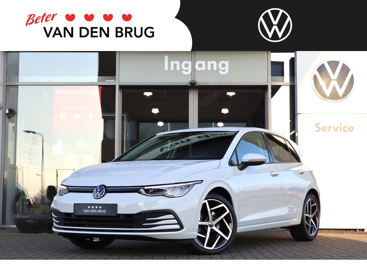 Volkswagen Golf - 1.5 eTSI 150 pk DSG Life Business | Navigatie | 18'' Dallas | LED | Climatronic | Sport-Co - AutoWereld.nl