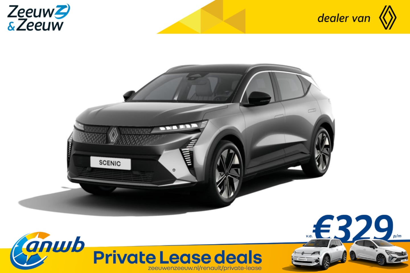 Renault Scenic E-Tech - (ANWB Private Lease Actie v.a. € 529,-) EV60 comfort range techno | Wij maken graag een Pr - AutoWereld.nl