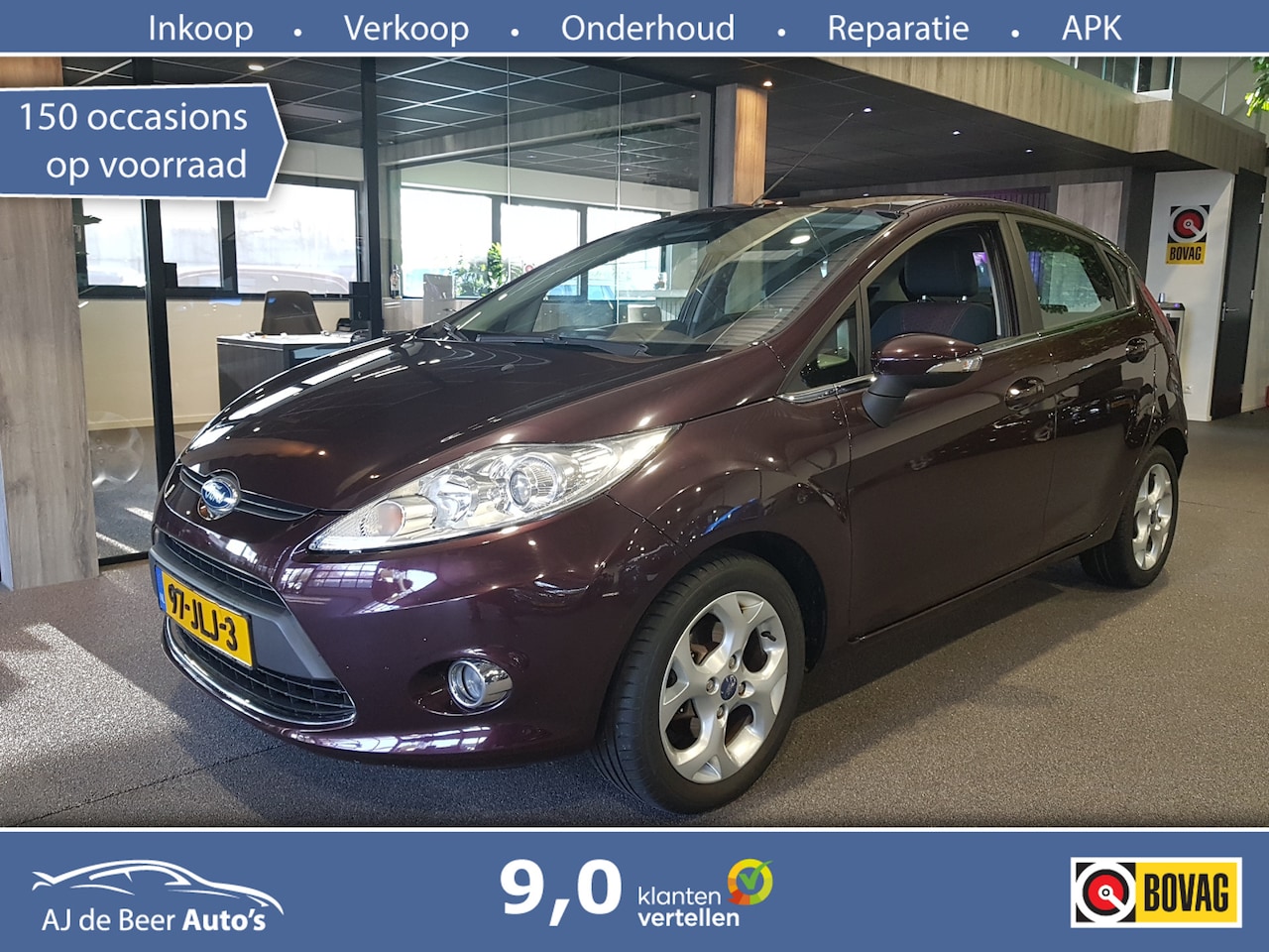 Ford Fiesta - 1.6 120pk Titanium 5drs Airco | Bluetooth | Metallic | LMV - AutoWereld.nl