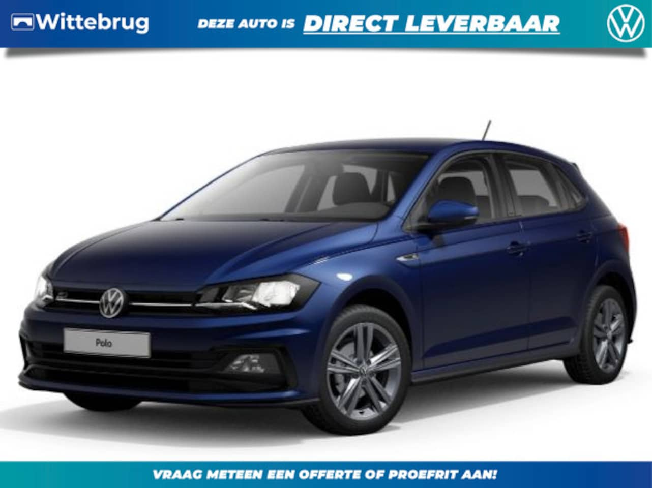 Volkswagen Polo - 1.0 TSI R-Line !!!Profiteer ook van 2.000 EURO inruilpremie!!! - AutoWereld.nl