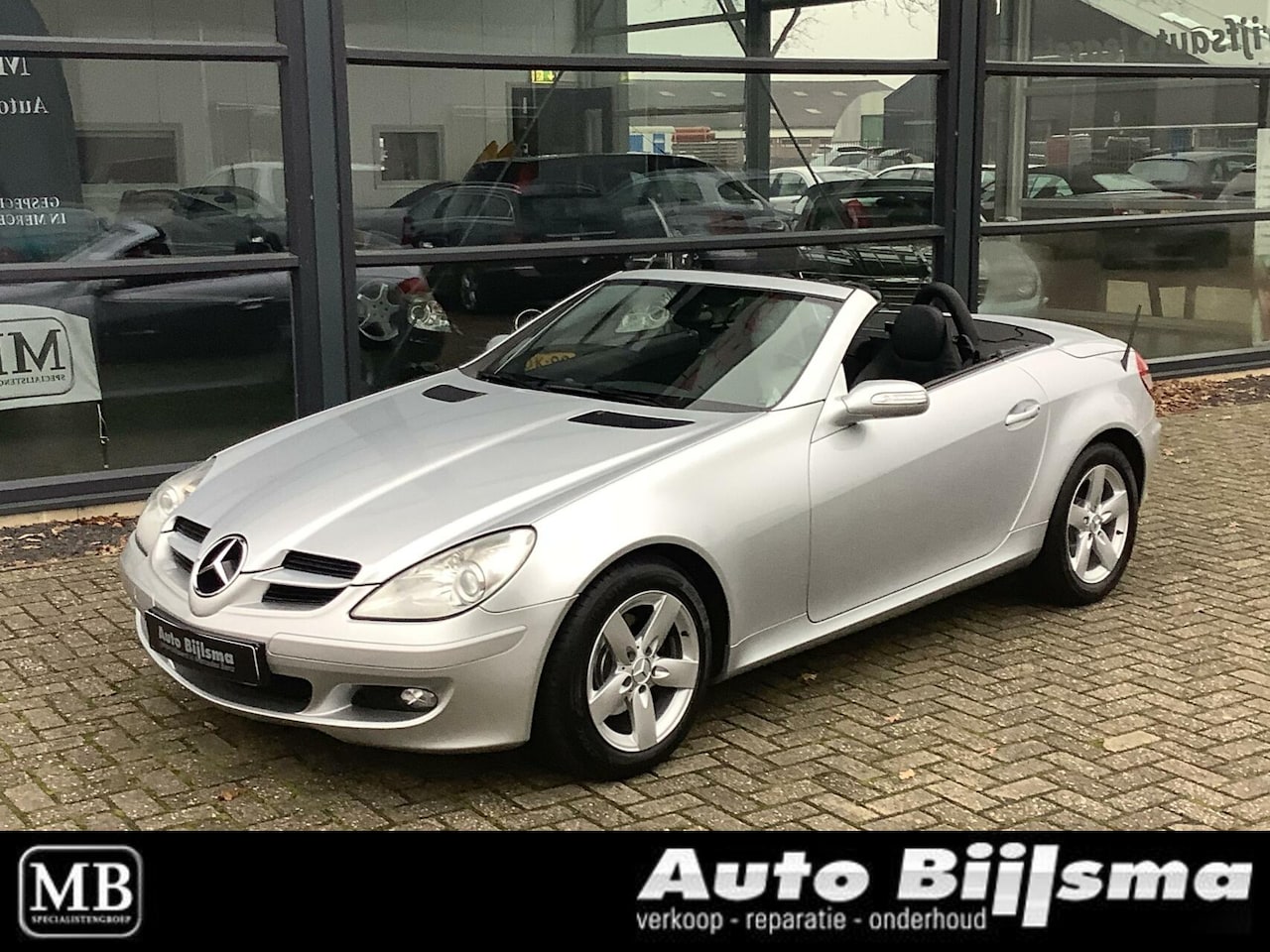 Mercedes-Benz SLK-klasse - 200 K. Leer, cruise, nette auto, - AutoWereld.nl