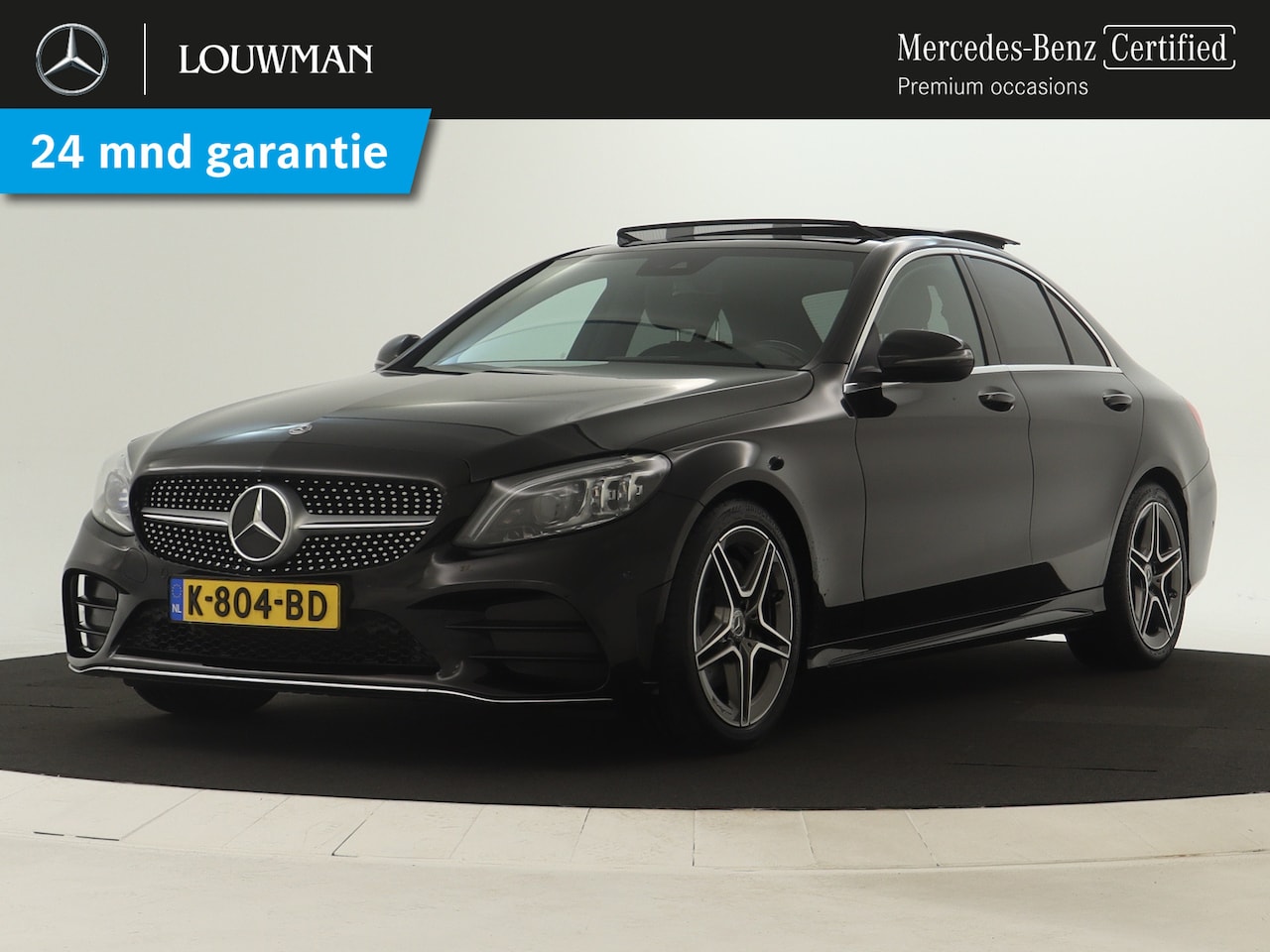 Mercedes-Benz C-klasse - 200 Business Solution AMG | AMG Styling | Trekhaak | Panorama Schuif-Kanteldak | Digitaal - AutoWereld.nl