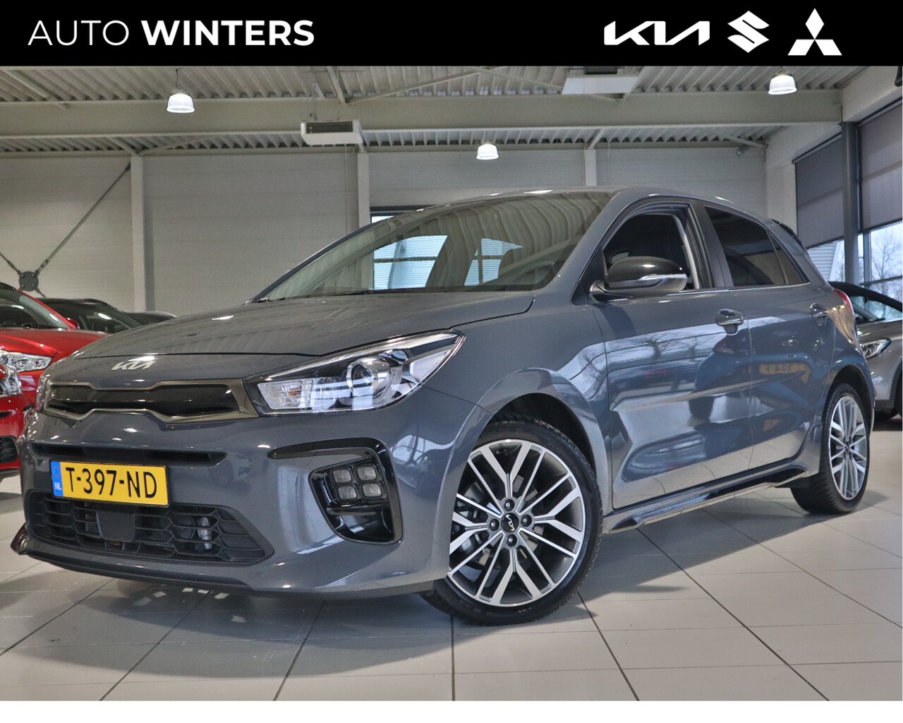 Kia Rio - 1.0 T-GDi MHEV GT-Line Navi+BT+DAB+LED+Camera LED Airco Cr.Control PDC 17"LMV 7jr.Garantie - AutoWereld.nl