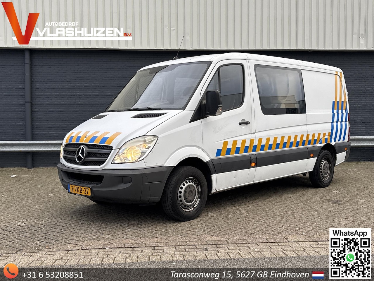 Mercedes-Benz Sprinter - 213 2.2 CDI 366 Dubbel Cabine AUT. | € 5.850,- NETTO! | Airco | Trekhaak | - AutoWereld.nl