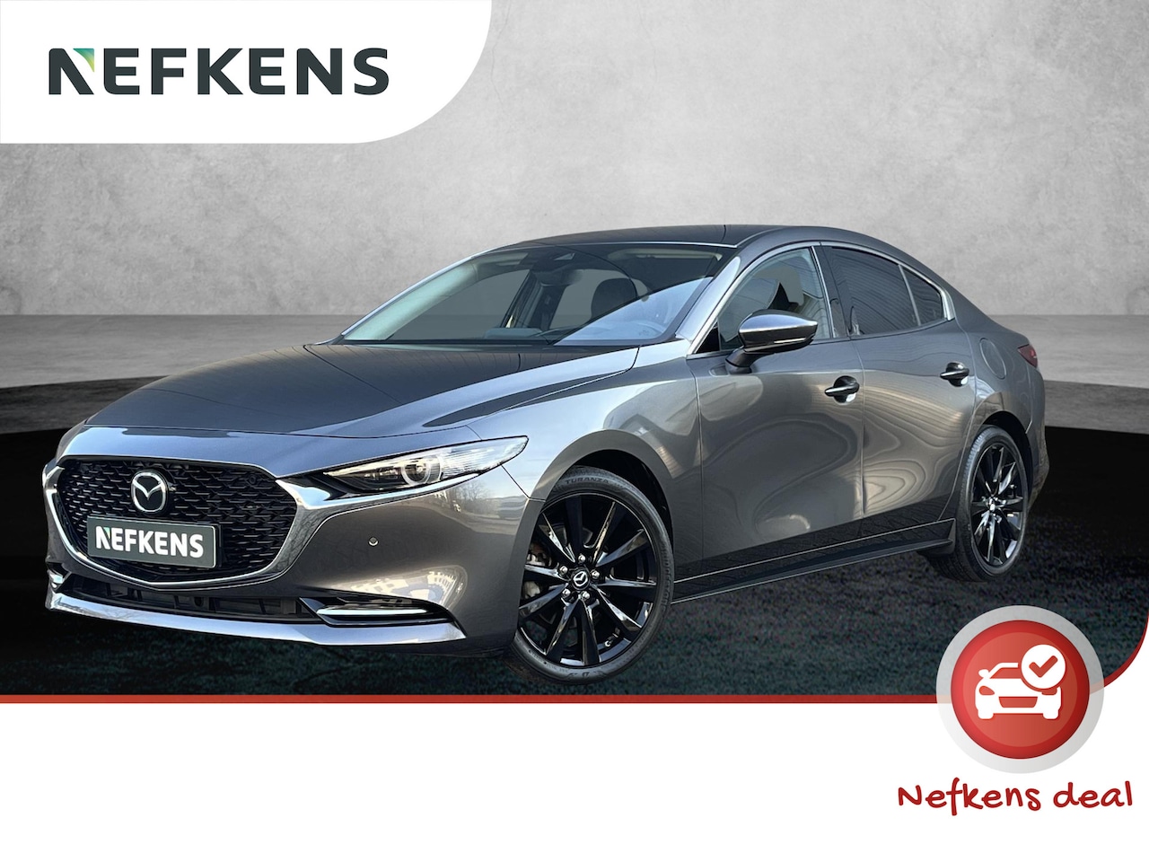 Mazda 3 - 180pk M Hybrid Luxury 1ste eigenaar | BOSE | Camera | LEER | Keyless | LED - AutoWereld.nl