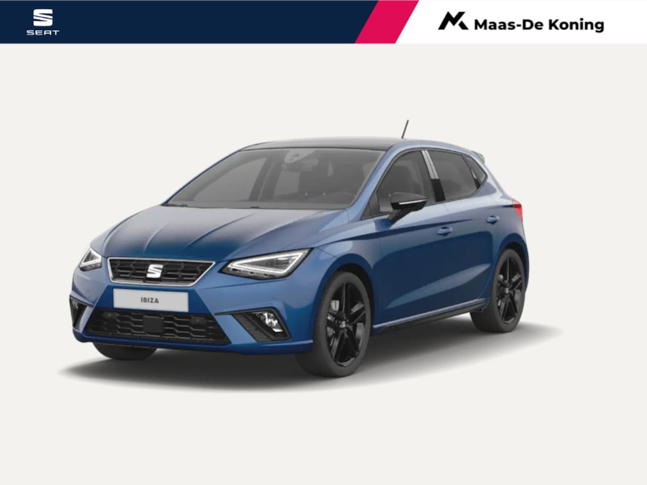 Seat Ibiza - FR Business Connect 1.0 70 kW / 95 pk EcoTSI Hatch handgeschakeld | Metallic Lak | Black P - AutoWereld.nl