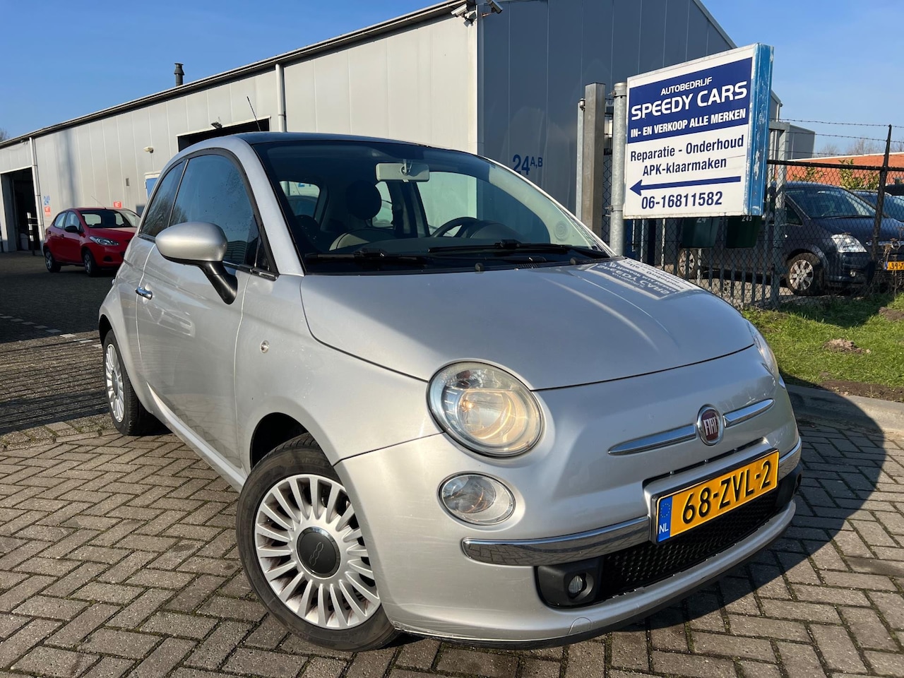 Fiat 500 - 1.2 Naked Airco Pano Weinig KM! LM Velgen - AutoWereld.nl