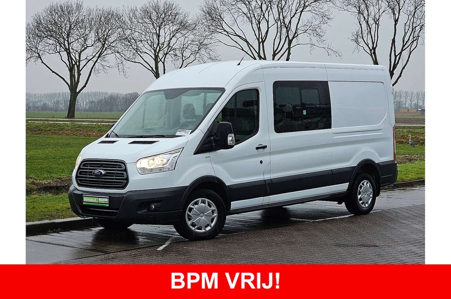 Ford Transit - 310 2.0 TDCI L3H2 Trend Dubbel Cabine Airco 170Pk 1e Eigenaar Euro6! - AutoWereld.nl