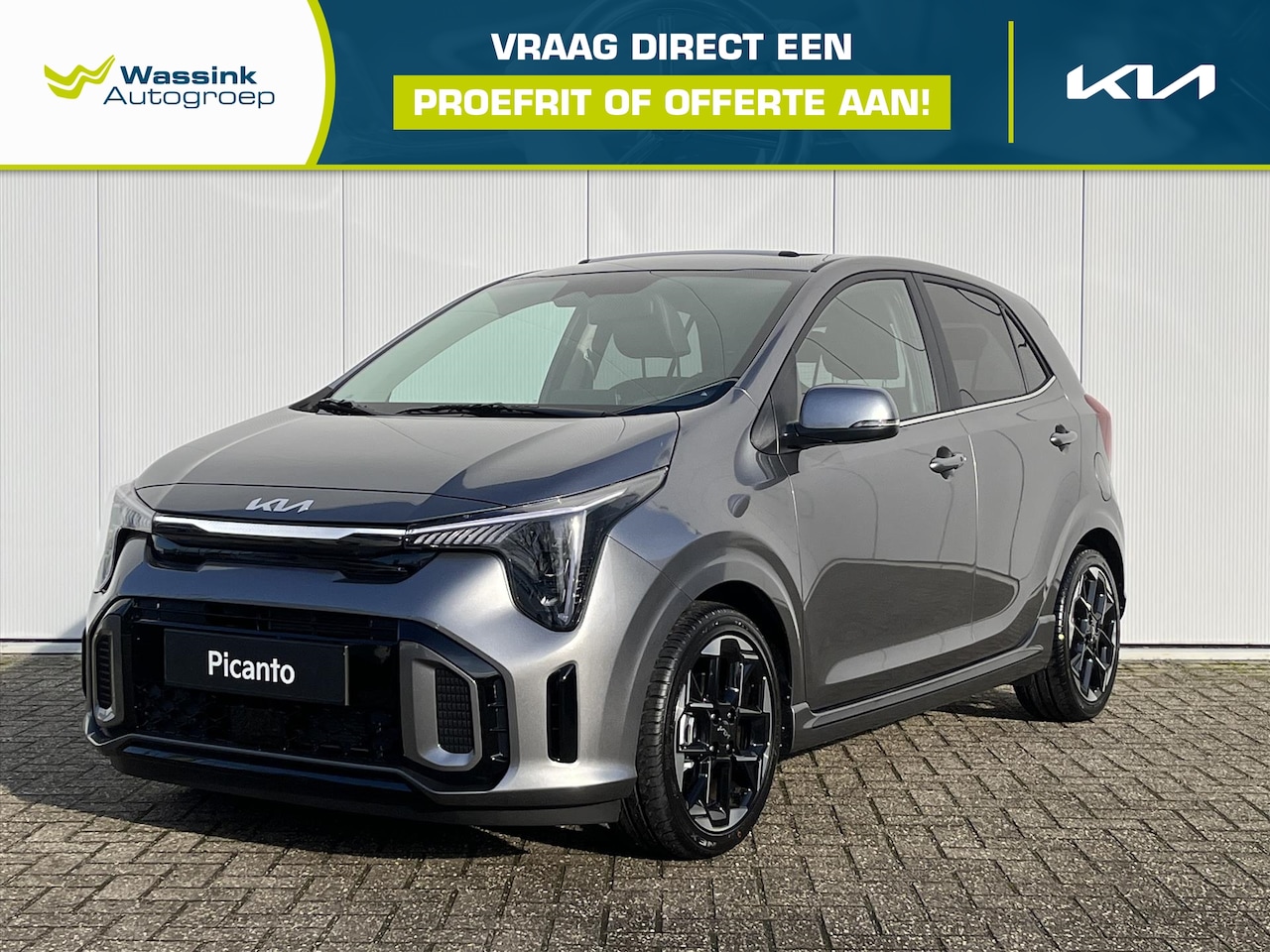 Kia Picanto - 1.0 DPi 63pk 4-zits GT-Line | Schuif- Kanteldak | Stoel- & Stuurverwarming | Lane Keeping - AutoWereld.nl