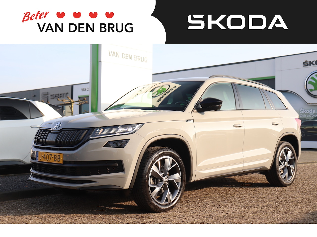 Skoda Kodiaq - 1.5 TSI 150pk Sportline Business | Trekhaak | Elektrische achterklep | Stoelverwarming | A - AutoWereld.nl