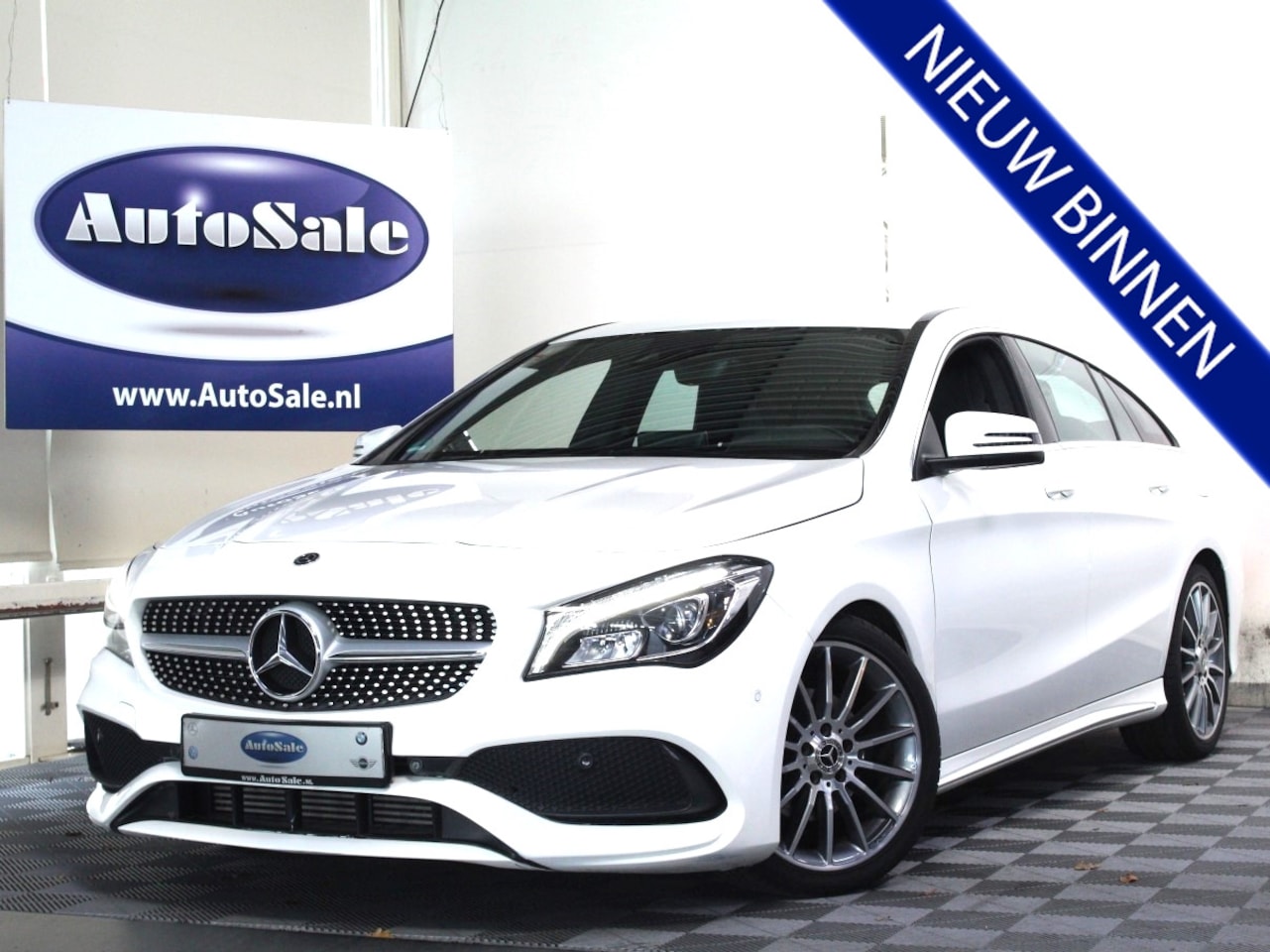 Mercedes-Benz CLA-klasse Shooting Brake - 180 AMG AUT CARPLAY LEDER CAMERA '18 - AutoWereld.nl