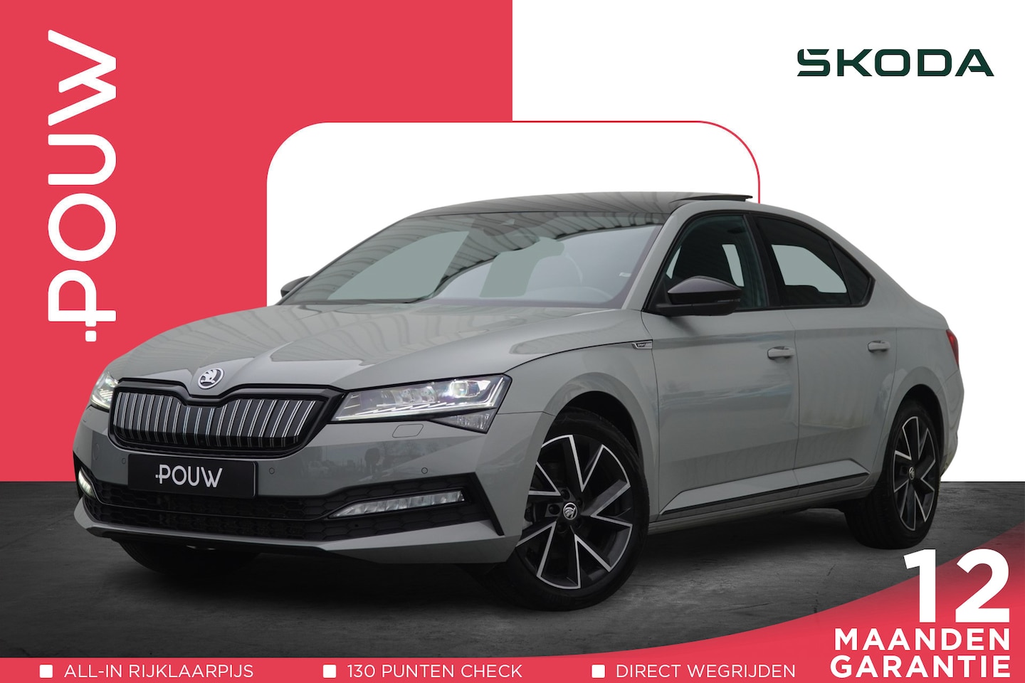 Skoda Superb - 1.4 TSI iV Sportline Business | Memory Seats | Panoramadak | Appconnect - AutoWereld.nl