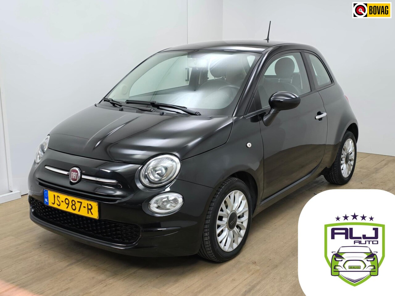 Fiat 500 - Occasion 0.9 TwinAir Turbo Popstar Connected met telefoon | Tweedehands Fiat 500 in zwart - AutoWereld.nl