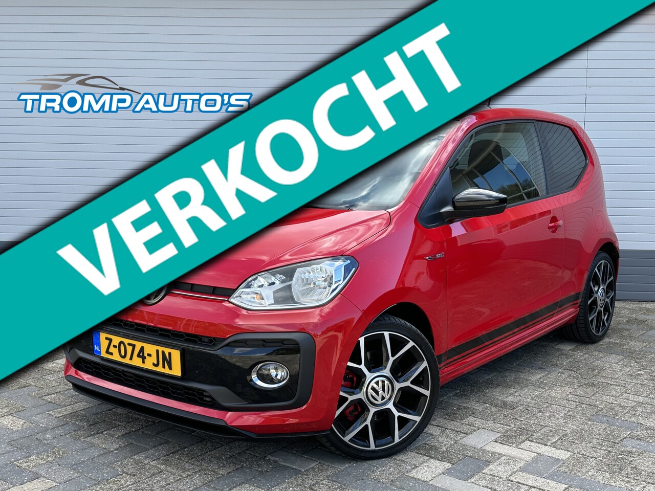 Volkswagen Up! - 1.0 TSI GTI|ECC|CAMERA|CRUISE|STOELVERWARMING|DEALER-OH| - AutoWereld.nl