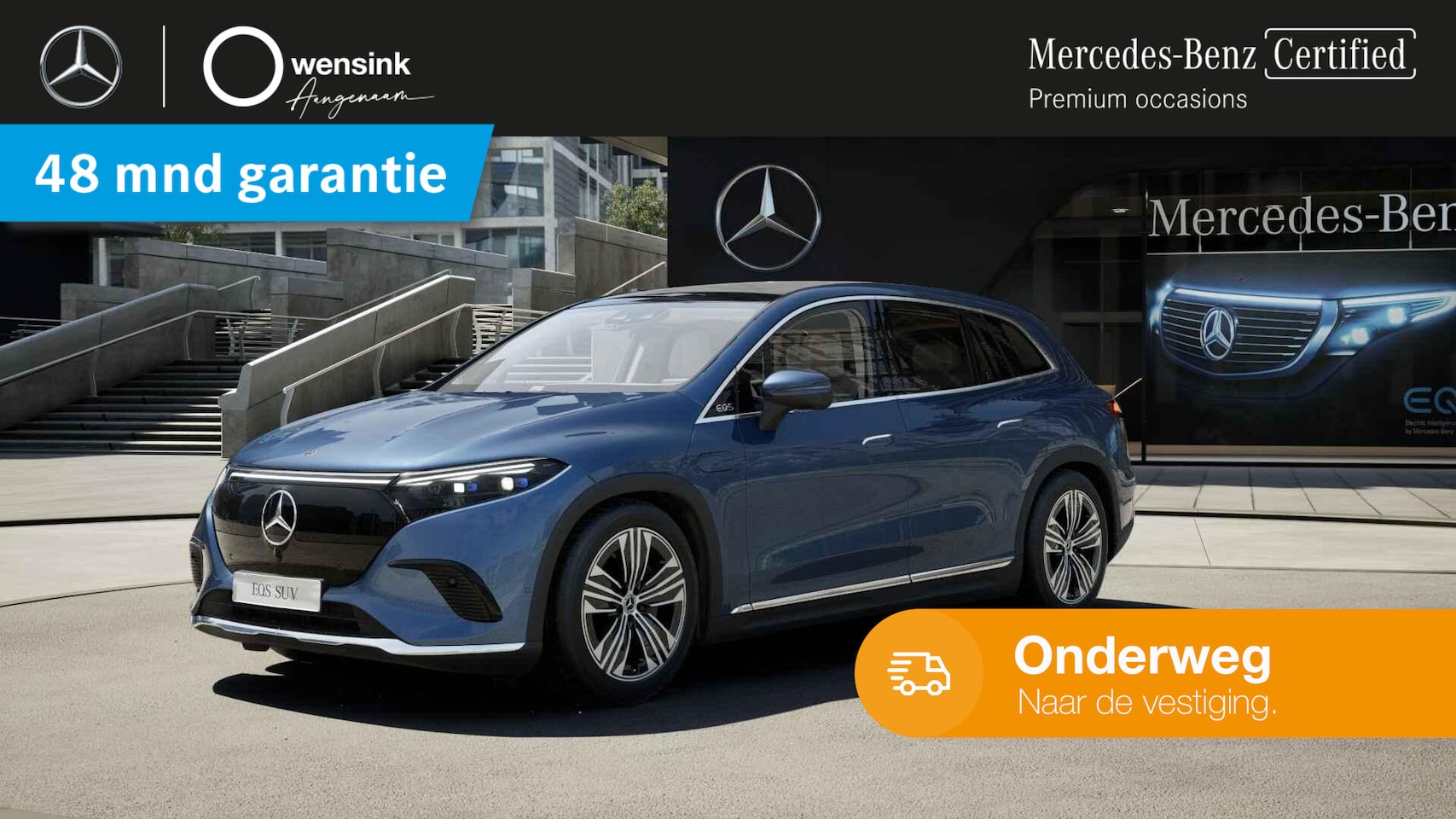 Mercedes-Benz EQS SUV - 450+ Luxury Line 7p 108 kWh | Panoramadak | Burmester | Headup | Lederenbekleding | Trekha - AutoWereld.nl