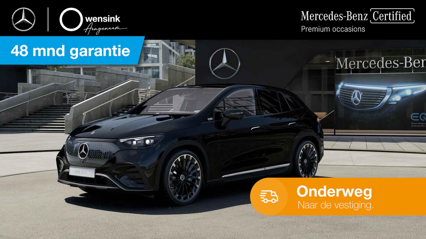 Mercedes-Benz EQE SUV - 350 4Matic AMG Line 91 kWh | AMG | Luchtvering | Trekhaak | Night pakket | Nieuwprijs 111. - AutoWereld.nl