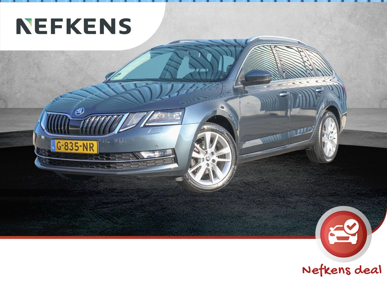 Skoda Octavia Combi - 120pk TDI Style ( 1ste eigenaar | Trekhaak | AUTOMAAT | LEER | Parkeersensoren | LED ) - AutoWereld.nl