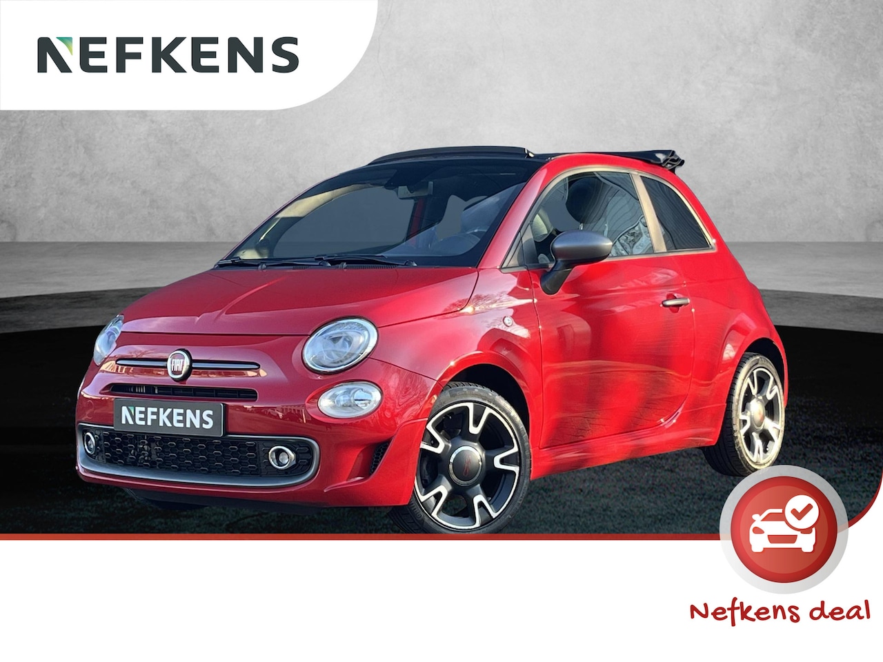 Fiat 500 C - 80pk TwinAir Turbo Sport Carbio | 1ste eigenaar | Navigatie | Climate | Parkeersensoren - AutoWereld.nl