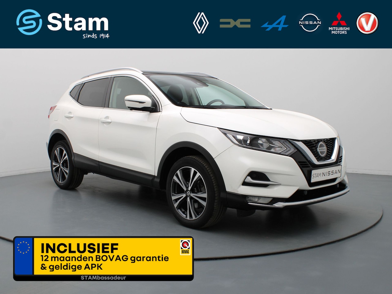 Nissan Qashqai - 140pk DIG-T N-Connecta 360° Camera | Climate | Navi | Panoramadak | Tekhaak - AutoWereld.nl