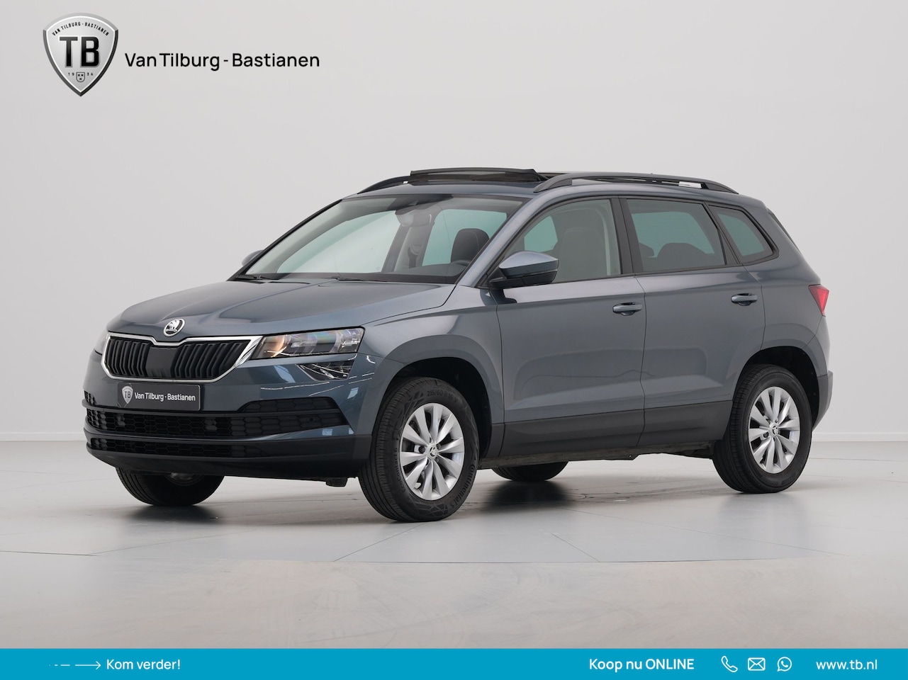 Skoda Karoq - 1.5 TSI 150pk Ambition Panorama Navigatie Clima Privacy glas Keyless - AutoWereld.nl