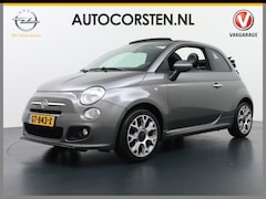 Fiat 500 C - Turbo 500 S 81pk Cabrio Leder Ecc Pdc Asr Centrale vergrendeling afstand bediend Elektrisc