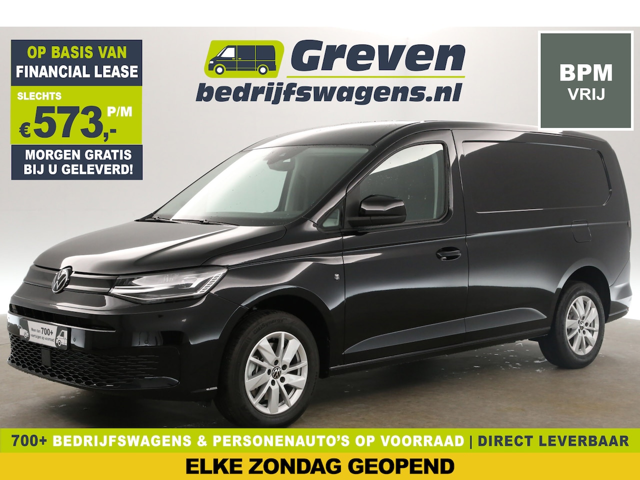 Volkswagen Caddy Maxi - 2.0 TDI Style L2H1 | NIEUW | BPM Vrij | 123PK DSG Automaat Airco Camera Cruise Carplay Vir - AutoWereld.nl