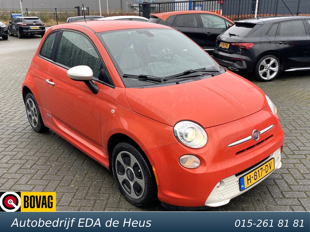 Fiat 500e - (Electric) 24kwh automaat met o.a. leer, climate control, cruise, bluetooth, etc. - AutoWereld.nl