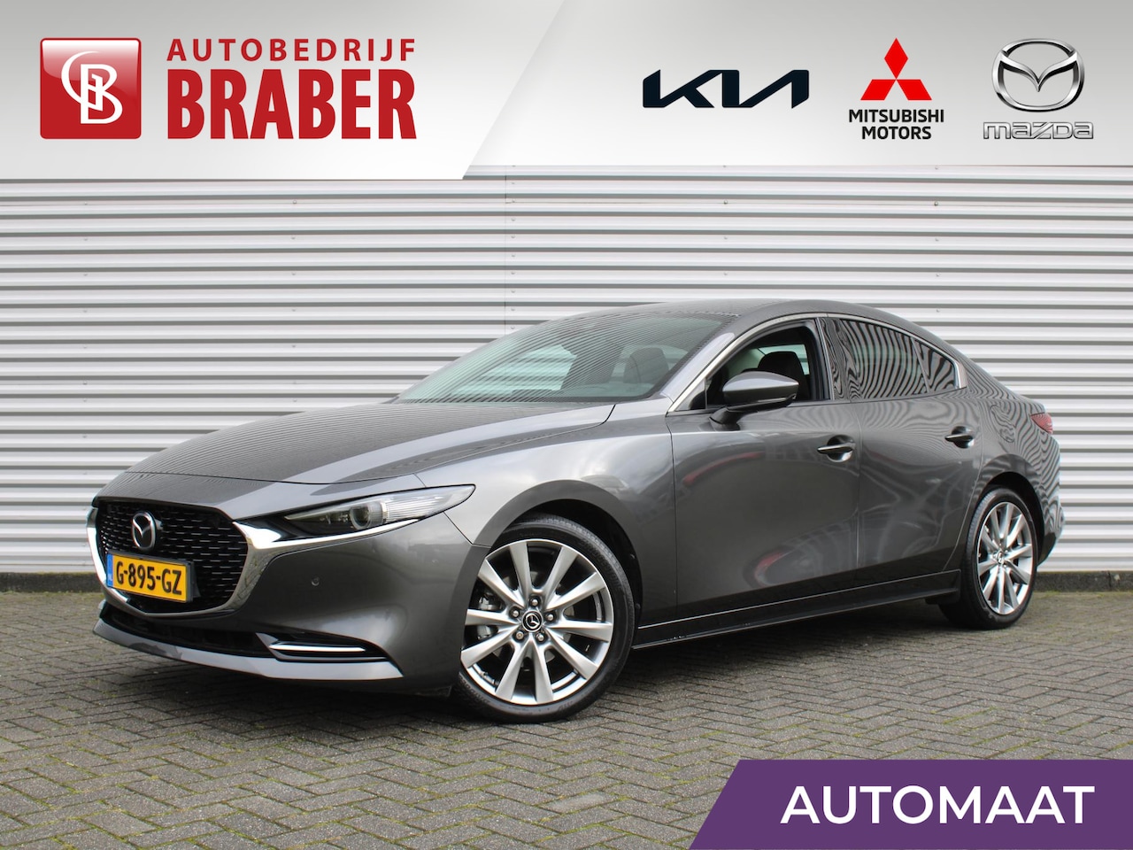 Mazda 3 - 2.0 e-SkyActiv-X M Hybrid 180 Luxury | Stuur-/stoelverwarming | 18" LM | Leer | Bose | HUD - AutoWereld.nl