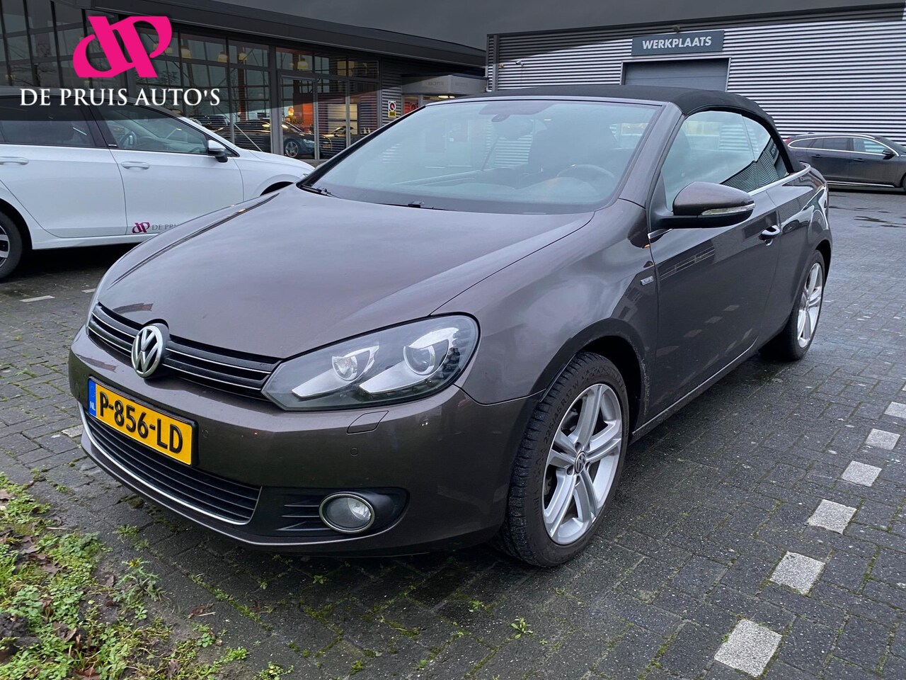 Volkswagen Golf Cabriolet - 1.4 TSI LIFE Aut. Navigatie Sportstoel Xenon-LEDkoplampen 17inch LM - AutoWereld.nl