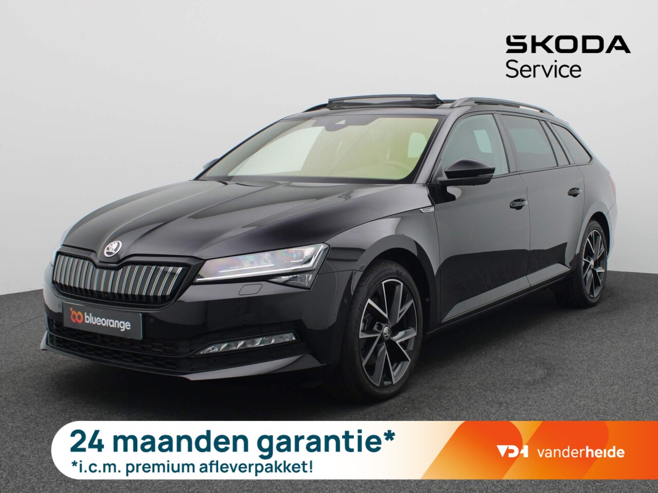 Skoda Superb Combi - 1.4 TSI iV Sportline Business 204PK DSG Led matrix, trekhaak, stuur-stoelverwarming, elek. - AutoWereld.nl