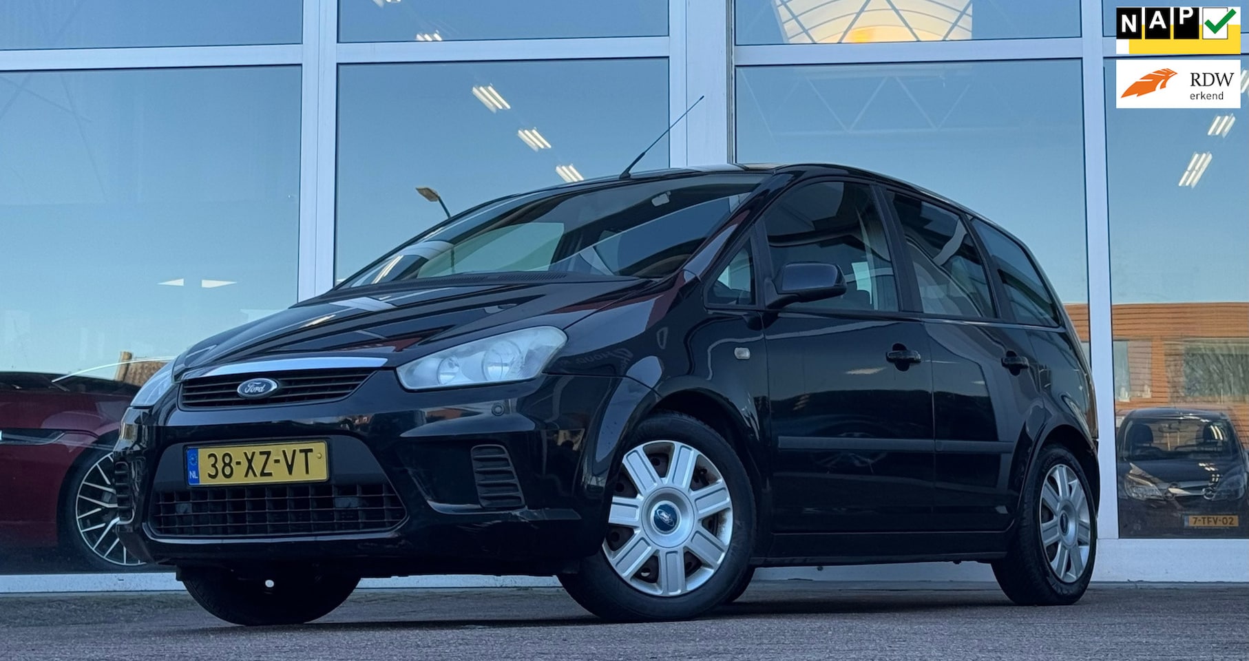 Ford C-Max - 1.6-16V Trend Airco Trekhaak 2e Eigenaar Mooi! - AutoWereld.nl