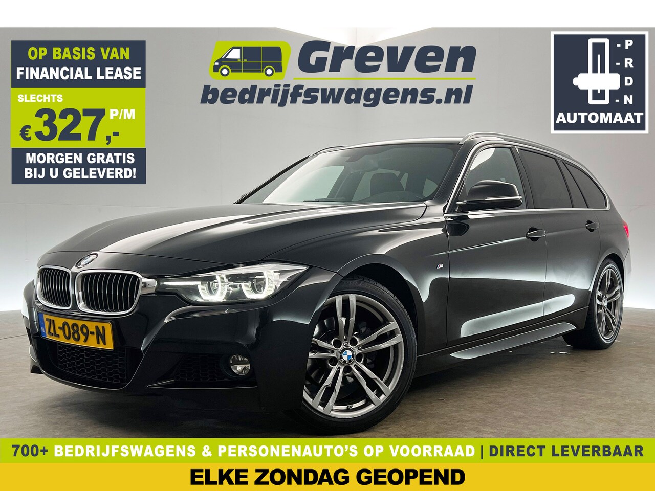 BMW 3-serie - 318i M Sport Harman/Kardon Harman/Kardon Carplay Trekhaak Virtual LED Navi Clima Stoelverw - AutoWereld.nl