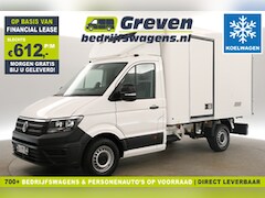 Volkswagen Crafter - 35 2.0 TDI Koelwagen Bakwagen Zijdeur Airco Koelauto 3 Persoons Laadbak Achterdeuren Elekt