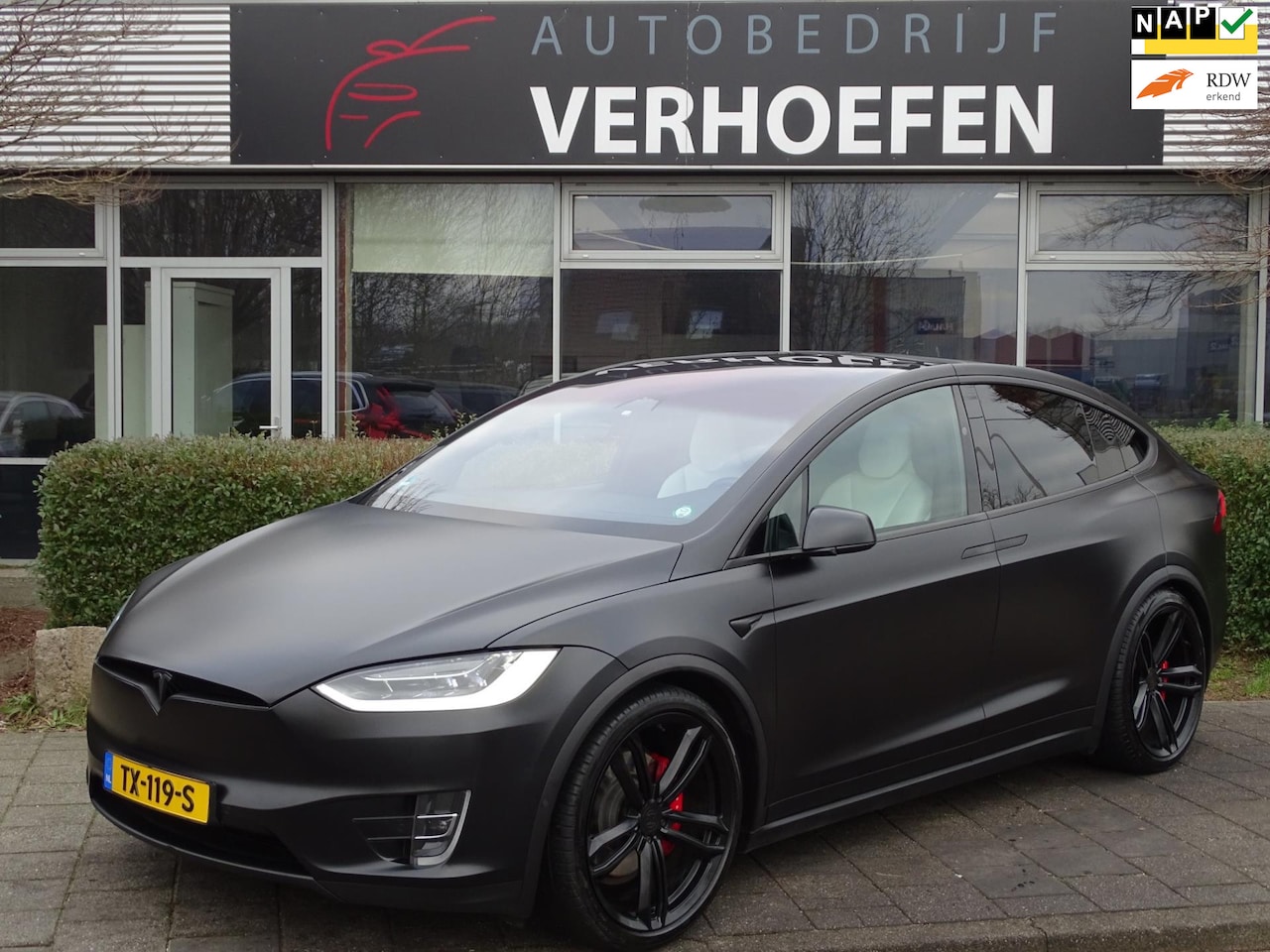 Tesla Model X - 100D Performance 7p. - LUDICROUS - MAT PPF - FULL OPTION - 680 PK !! - AutoWereld.nl