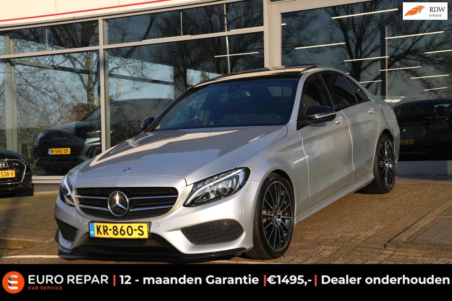 Mercedes-Benz C-klasse - 180 AMG-PAKKET PANO-DAK NL-AUTO NAP! - AutoWereld.nl