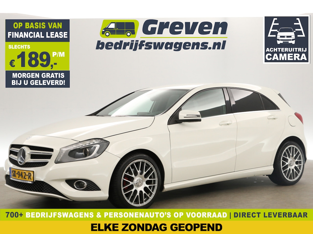 Mercedes-Benz A-klasse - 180 Ambition Airco LED Camera Stoelverwarming Bluetooth 18"LMV - AutoWereld.nl