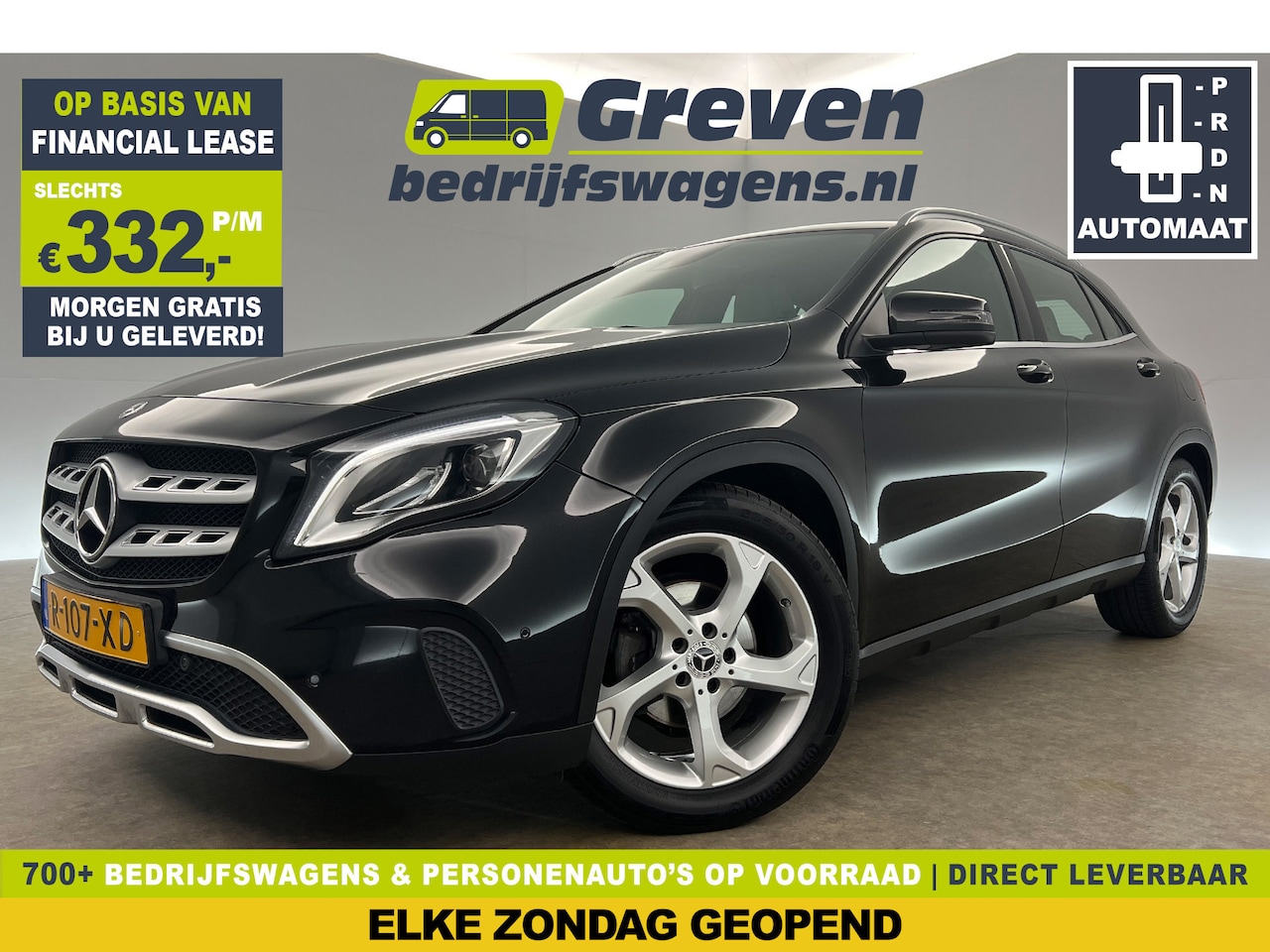 Mercedes-Benz GLA-Klasse - 180 Automaat Airco Cruise Navi LED PDC 18"LMV Stoelverwarming - AutoWereld.nl