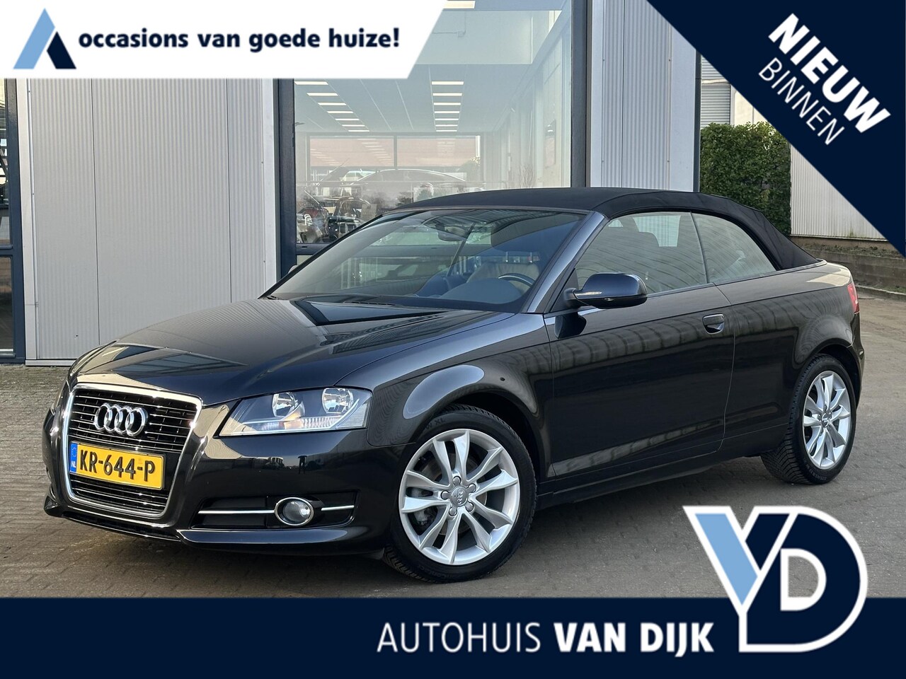 Audi A3 Cabriolet - 1.4 TFSI Ambition Pro Line S | Sportstoel/17-inch/PDC/Leder-Alcantara/Cruise Control - AutoWereld.nl