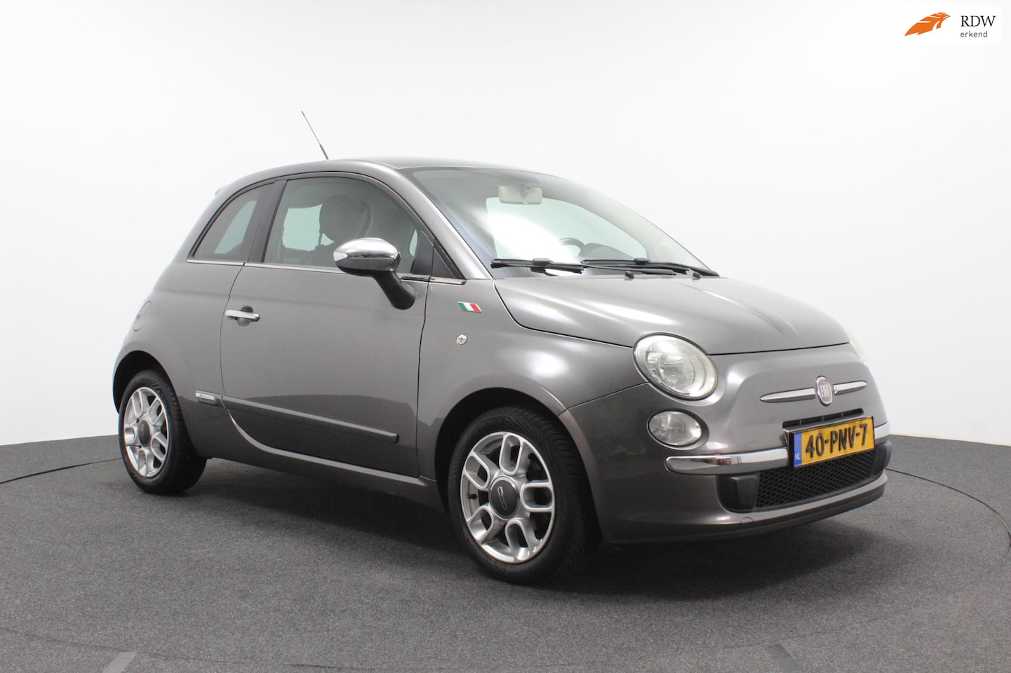 Fiat 500 - 1.2 Sport | Automaat | Airco |Sportvelgen | Goed onderhouden | Half lederen bekleding - AutoWereld.nl