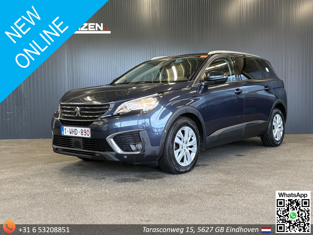 Peugeot 5008 - 1.5 BlueHDI Active 7 Persoons | € 10.950,- NETTO! | Cruise | Climate | Navi | PDC | Carpla - AutoWereld.nl