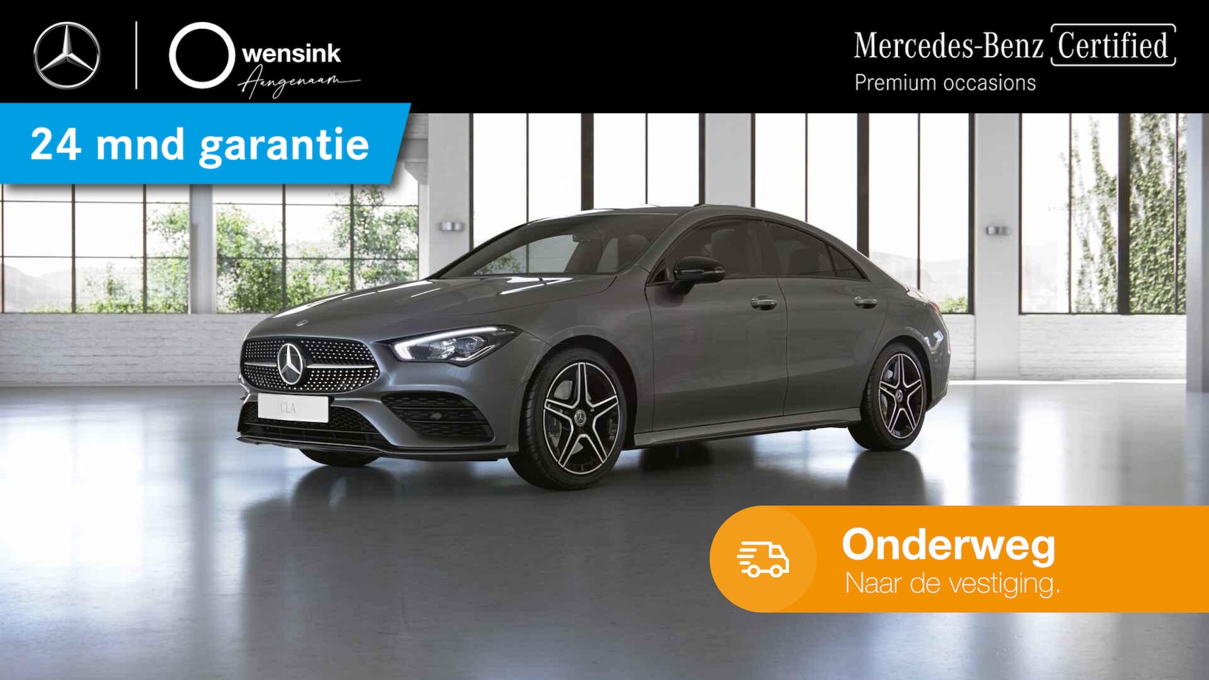 Mercedes-Benz CLA-Klasse - 250 e AMG Line | Trekhaak | Sfeerverlichting | Achteruitrijcamera | Stoelverwarming | - AutoWereld.nl