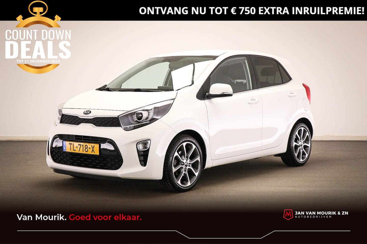 Kia Picanto - 1.0 CVVT Design Edition | CLIMA | APPLE | CAMERA | DEALER ONDERHOUDEN - AutoWereld.nl