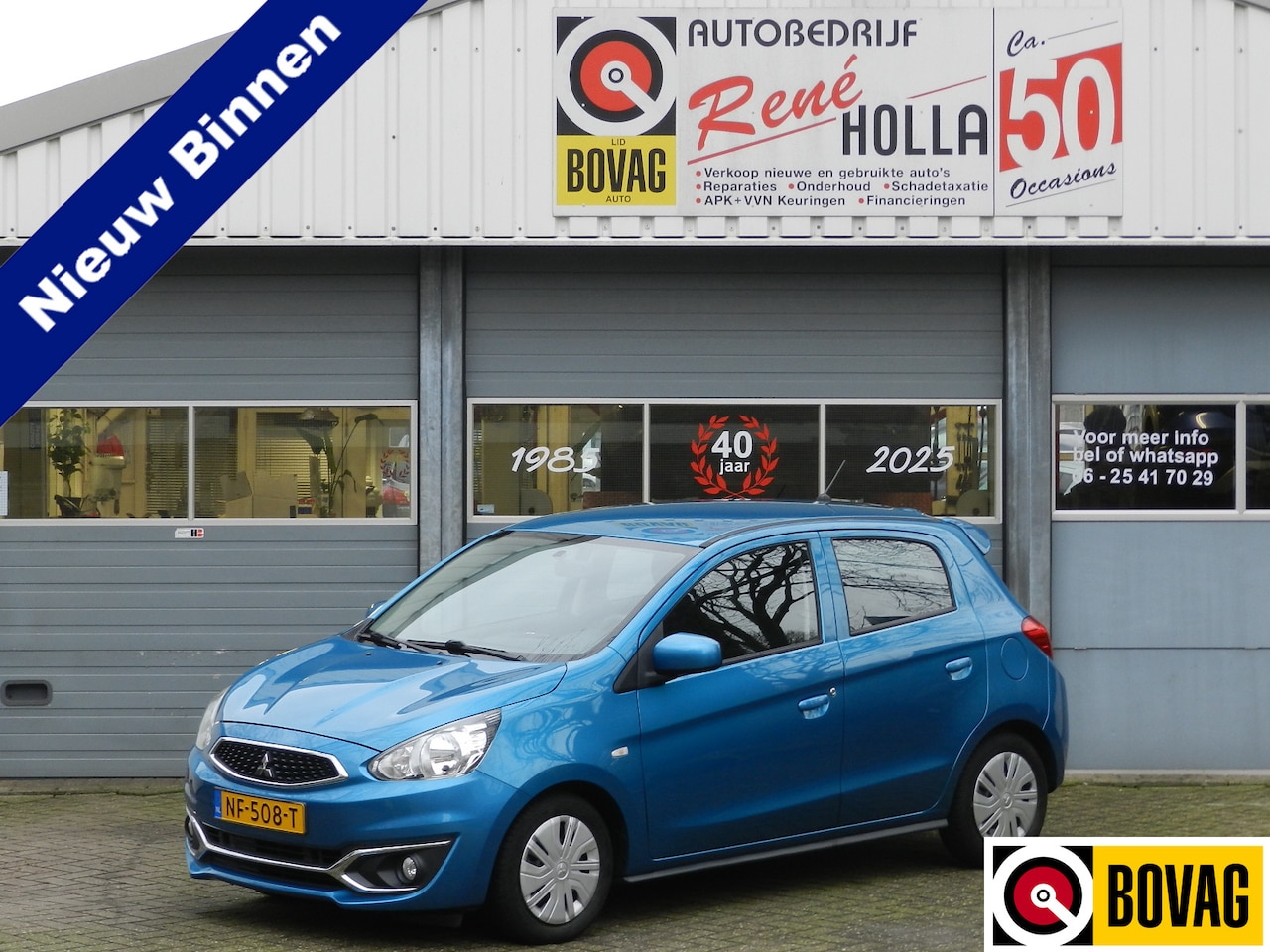 Mitsubishi Space Star - 1.0 5 Deurs Cool+ Airco CV op afst Isofix Metallic lak - AutoWereld.nl