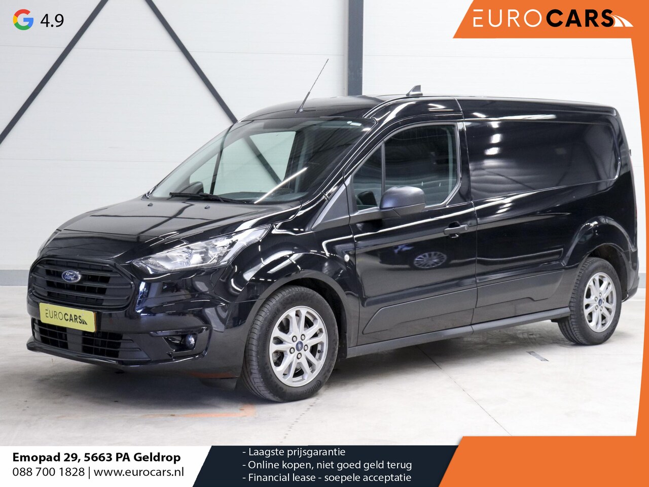 Ford Transit Connect - 1.5 EcoBlue L2 Trend Navigatie Airco Parkeersenoren Camera Carplay 3Zits - AutoWereld.nl