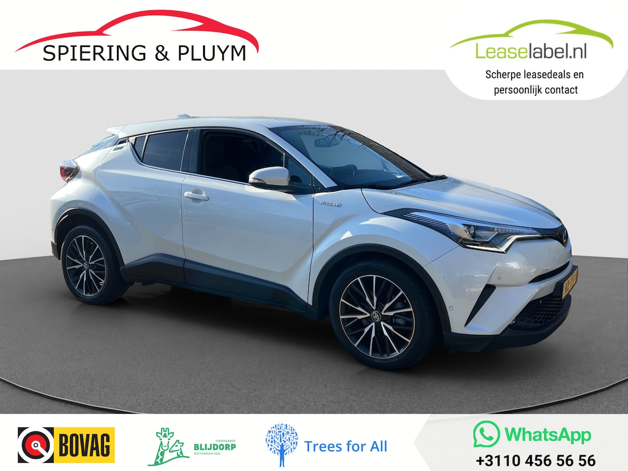 Toyota C-HR - 1.8 Hybrid Premium | Full LED | Half Leder - AutoWereld.nl