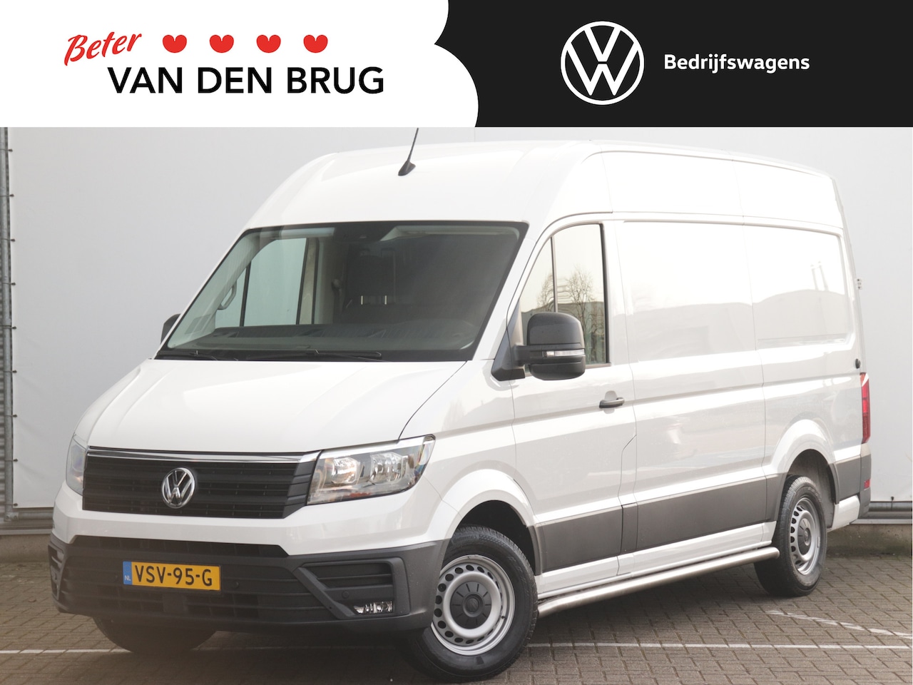 Volkswagen Crafter - 30 2.0 TDI 102pk L3H3 Comfortline | Cruise | Sidebars | Bijrijdersbank | All season | Pdc - AutoWereld.nl