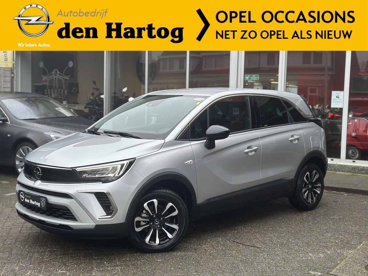 Opel Crossland - 1.2 Turbo Elegance Stoel+ stuurverwarming/Camera/Navi groot. - AutoWereld.nl